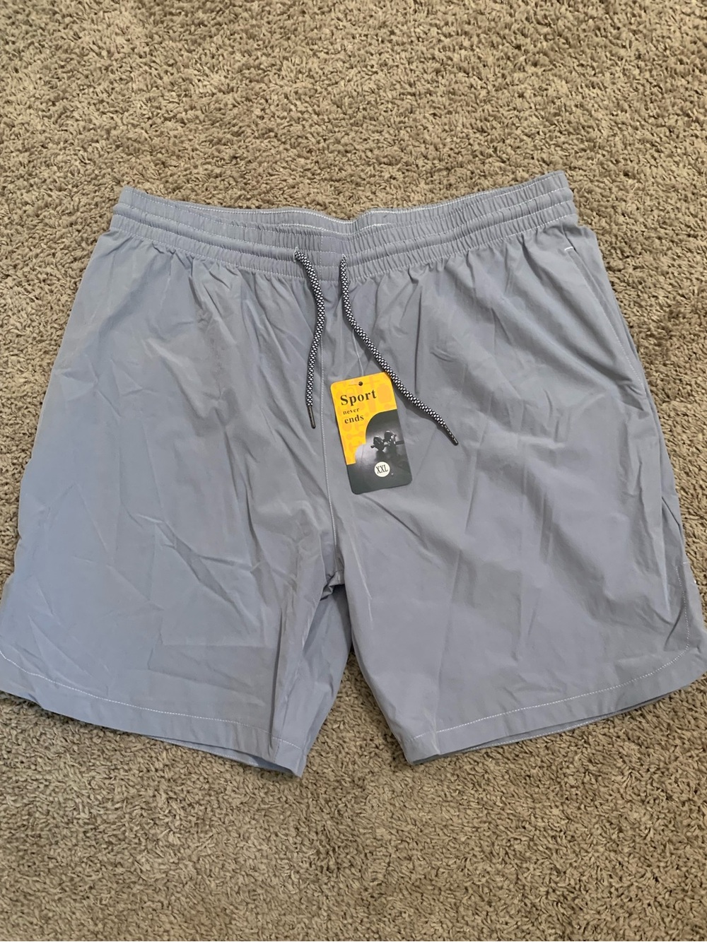 NWT Sport Never Ends Gray Athletic Shorts XXL